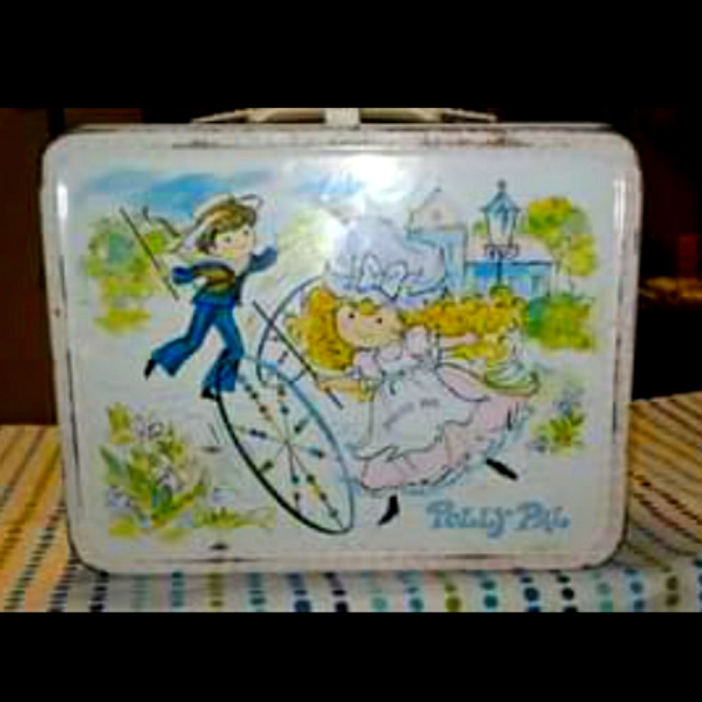 1974 vintage polly pals thermos lunchbox